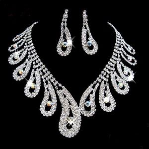 Bold Rhinestone Necklace Set